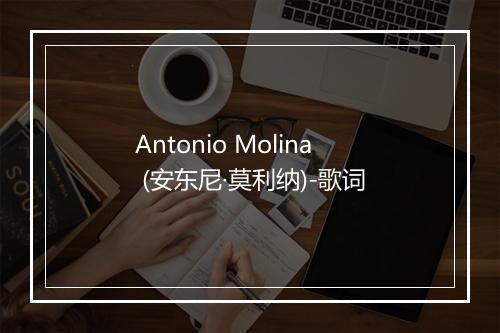 Antonio Molina (安东尼·莫利纳)-歌词