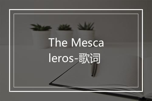 The Mescaleros-歌词