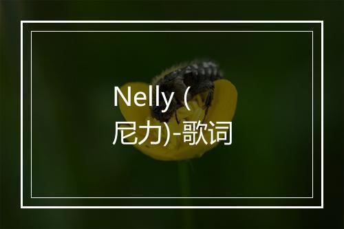 Nelly (尼力)-歌词