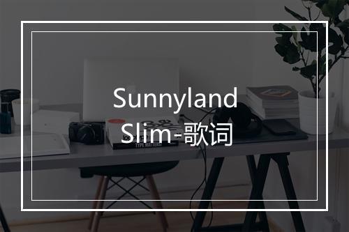 Sunnyland Slim-歌词