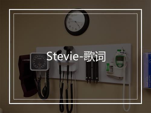 Stevie-歌词