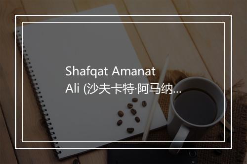 Shafqat Amanat Ali (沙夫卡特·阿马纳特·阿里)-歌词