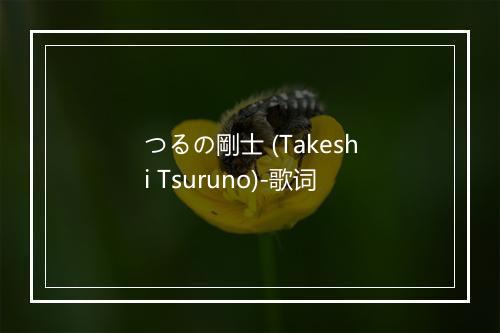 つるの剛士 (Takeshi Tsuruno)-歌词