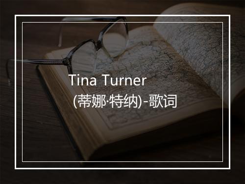 Tina Turner (蒂娜·特纳)-歌词