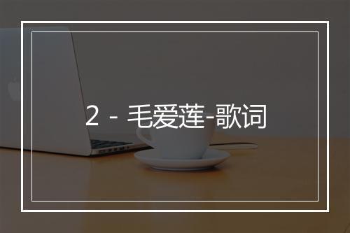 2 - 毛爱莲-歌词