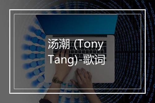 汤潮 (Tony Tang)-歌词