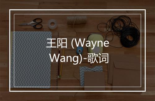 王阳 (Wayne Wang)-歌词