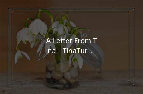 A Letter From Tina - TinaTurner-歌词