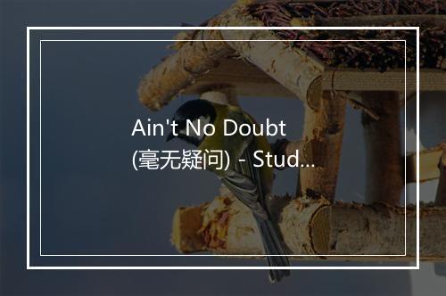 Ain't No Doubt (毫无疑问) - Studio Allstars (录音室群星)-歌词