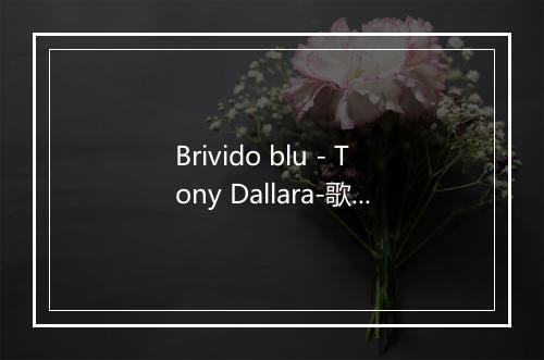 Brivido blu - Tony Dallara-歌词