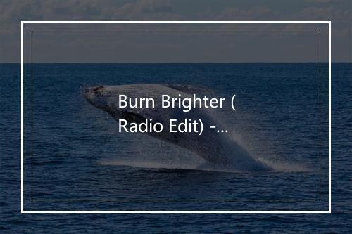 Burn Brighter (Radio Edit) - PAVLOVA-歌词