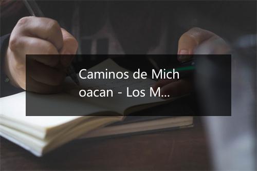 Caminos de Michoacan - Los Madrugadores del Valle-歌词