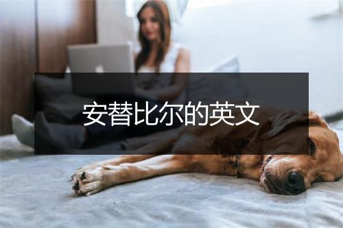 安替比尔的英文