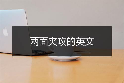 两面夹攻的英文