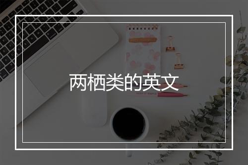 两栖类的英文