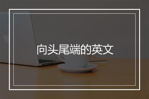 向头尾端的英文