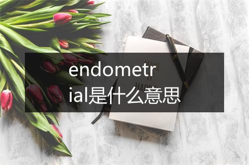 endometrial是什么意思