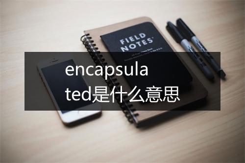 encapsulated是什么意思