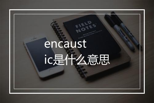 encaustic是什么意思