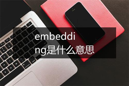 embedding是什么意思