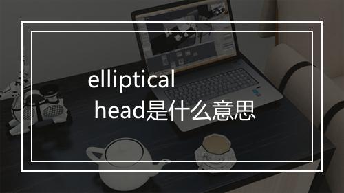 elliptical head是什么意思