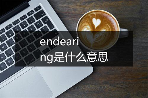 endearing是什么意思