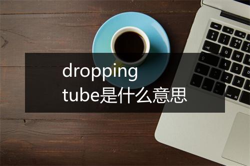 dropping tube是什么意思