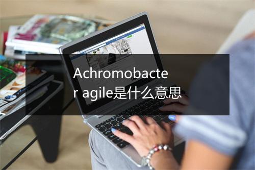 Achromobacter agile是什么意思