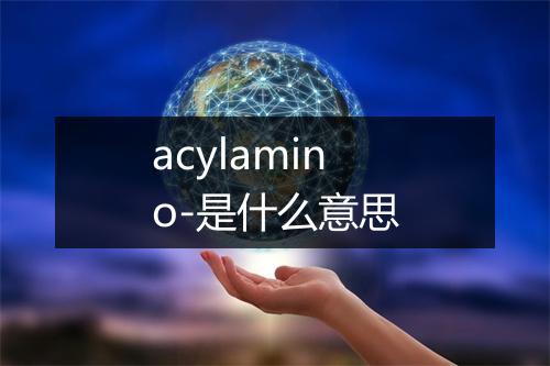 acylamino-是什么意思