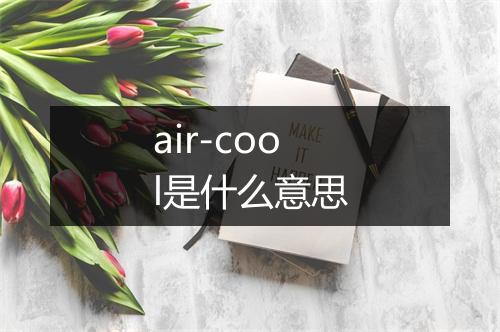 air-cool是什么意思