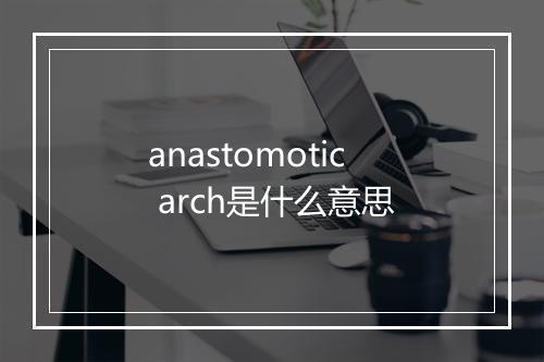 anastomotic arch是什么意思