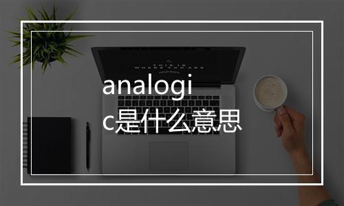 analogic是什么意思