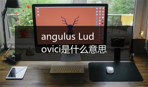 angulus Ludovici是什么意思