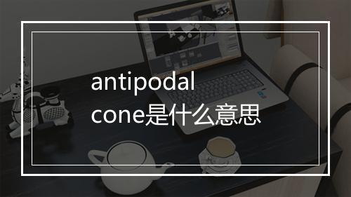 antipodal cone是什么意思