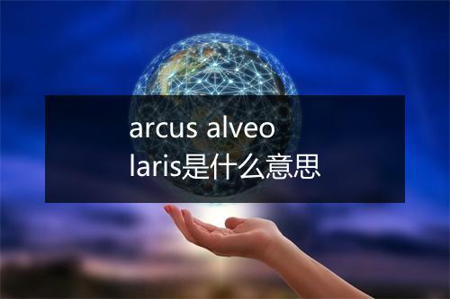 arcus alveolaris是什么意思