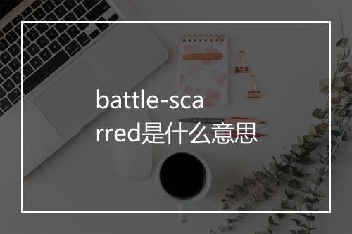 battle-scarred是什么意思