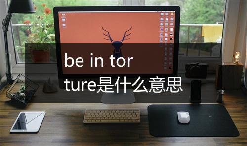 be in torture是什么意思