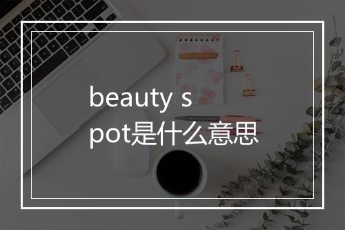 beauty spot是什么意思