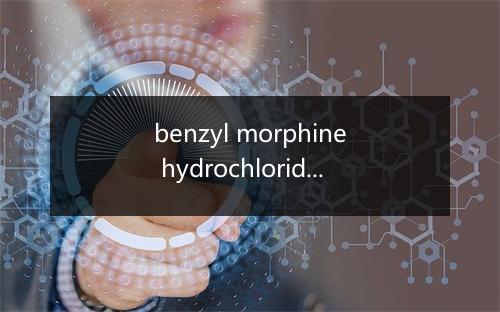 benzyl morphine hydrochloride是什么意思