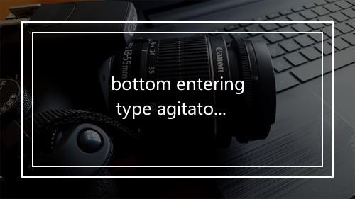 bottom entering type agitator是什么意思