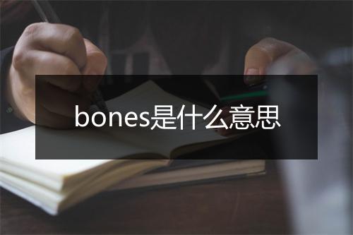 bones是什么意思