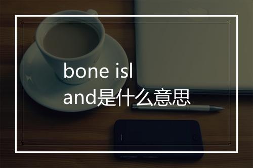 bone island是什么意思