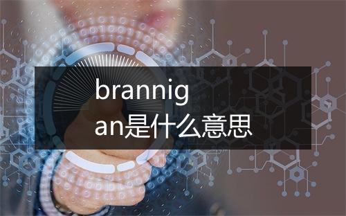 brannigan是什么意思