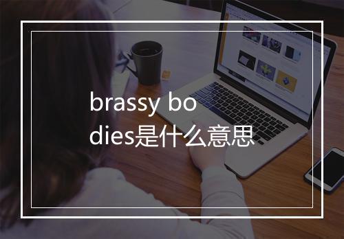 brassy bodies是什么意思