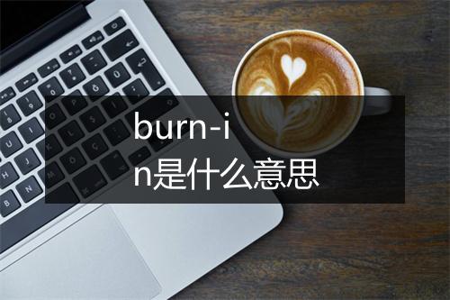 burn-in是什么意思