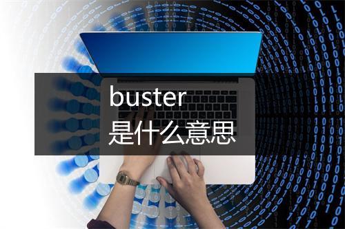 buster是什么意思