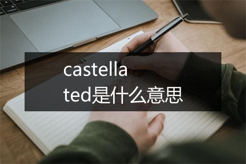 castellated是什么意思