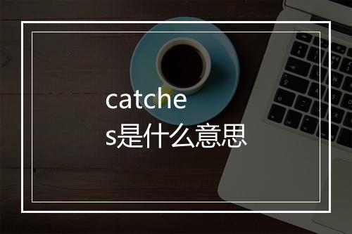 catches是什么意思