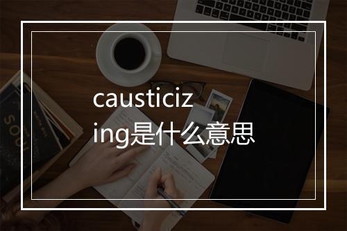 causticizing是什么意思