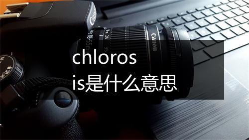 chlorosis是什么意思